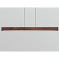 Load image into Gallery viewer, Una 66" LED Linear Suspension - Walnut Finish
