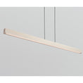 Load image into Gallery viewer, Una 66" LED Linear Suspension - White Washed Oak Finish
