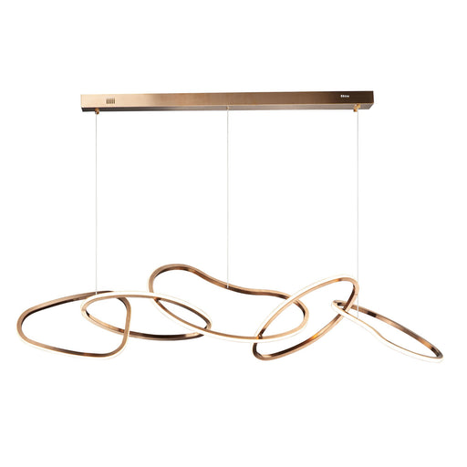 Unity Linear Pendant - Brushed Champagne