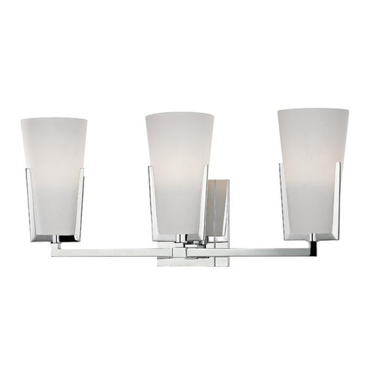 Upton 3 Light Bath - Polished Chrome Finish