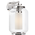 Load image into Gallery viewer, Upton Large Sconce - Polished Nickel Finish
