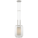 Upton Large Hanging Lantern - Polished Nickel