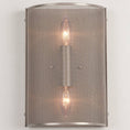 Load image into Gallery viewer, Uptown Mesh Cover Sconce - Metallic Beige
