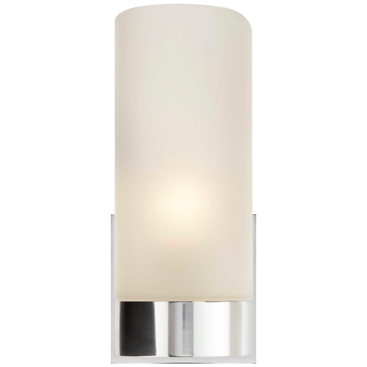 Urbane Sconce - Soft Silver Finish