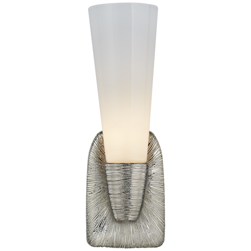 Utopia Small Single Bath Sconce - Polished Nickel
