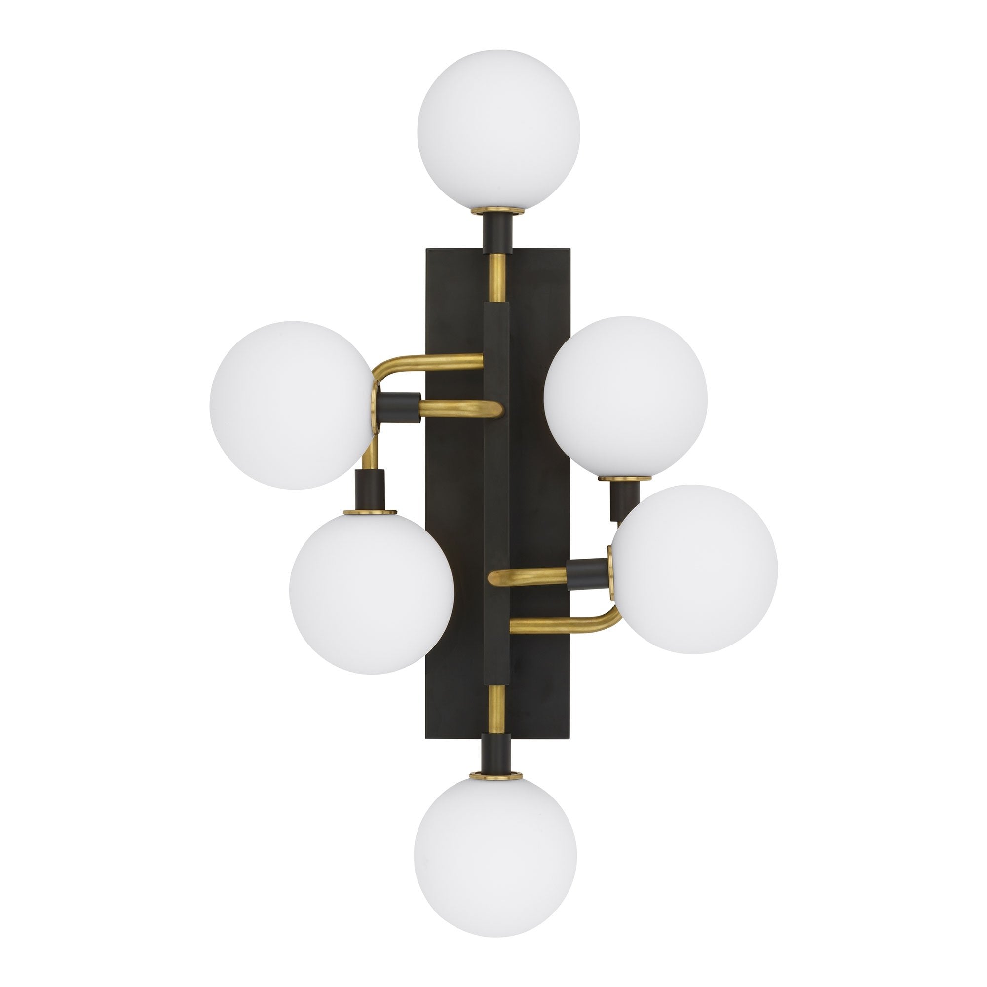 Viaggio Wall Sconce - Opal/Brass Finish