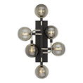 Load image into Gallery viewer, Viaggio Wall Sconce - Smoke/Polished Nickel Finish

