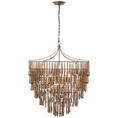 Load image into Gallery viewer, Vacarro Large Chandelier - Antique Bronze Leaf Finish
