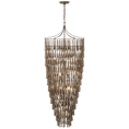 Load image into Gallery viewer, Vacarro Tall Cascading Chandelier - Antique Bronze Finish
