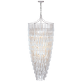 Load image into Gallery viewer, Vacarro Tall Cascading Chandelier - Plaster White Finish
