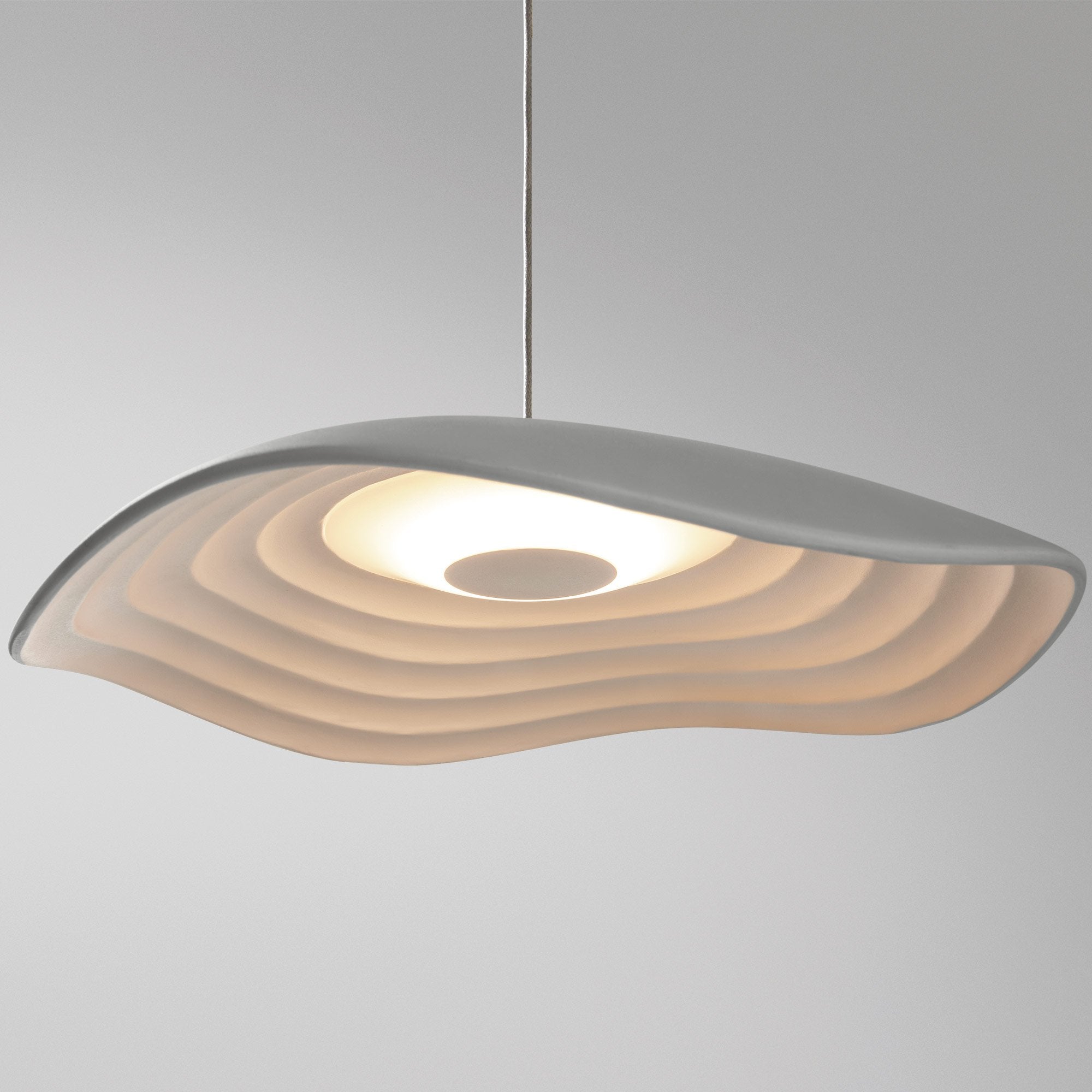 Valentina Pendant - Light Grey/White Finish