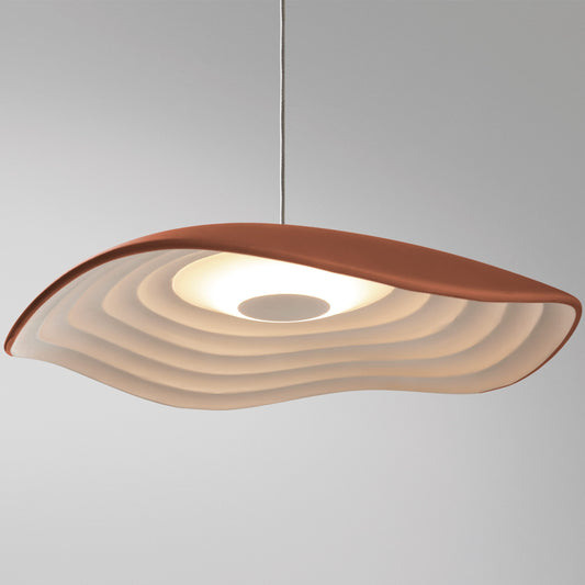 Valentina Pendant - Terracota/White Finish