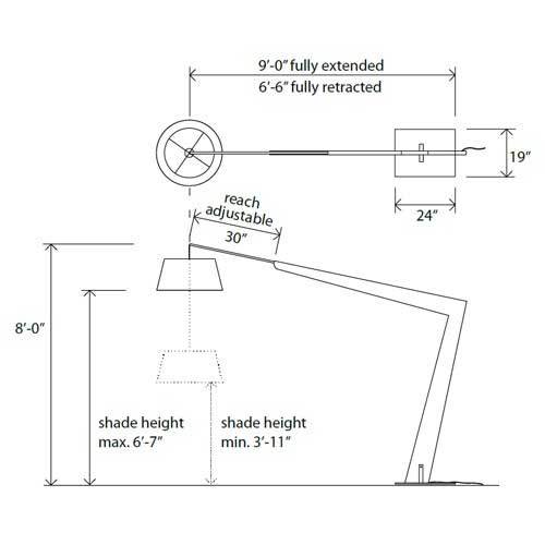 Valeo LED Floor Lamp - Display