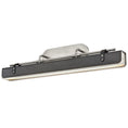 Load image into Gallery viewer, Valise Large LED Wall Sconce - Aged Nickel/Tuxedo Leather
