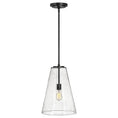 Load image into Gallery viewer, Vance Pendant - Satin Black Finish
