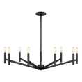 Load image into Gallery viewer, Vector Large Chandelier - Midnight Black Finish
