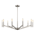 Load image into Gallery viewer, Vector Large Chandelier - Brushed Nickel Finish
