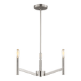 Load image into Gallery viewer, Vector Small Chandelier - Brushed Nickel Finish
