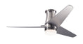 Load image into Gallery viewer, Velo DC Flush Ceiling Fan - Nickel Blades (LED Light)
