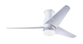 Load image into Gallery viewer, Velo DC Flush Ceiling Fan - White Blades (LED Light)
