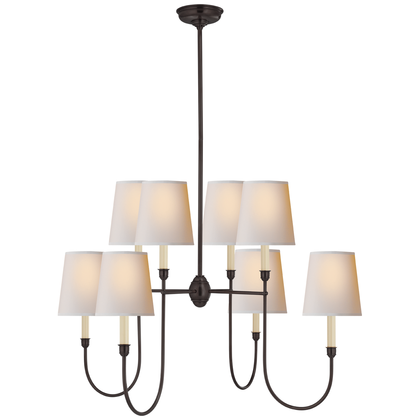 Vendome Large Chandelier - Bronze Finish