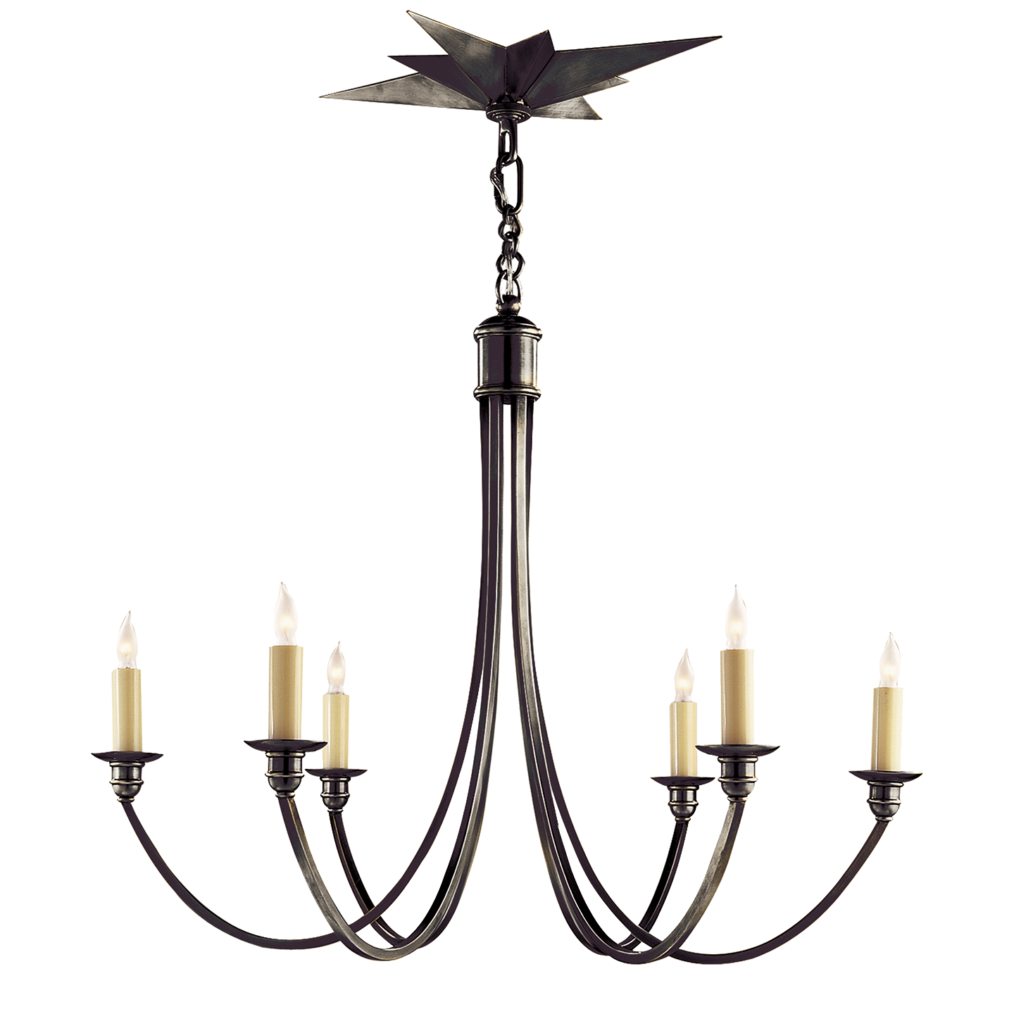 Venetian Medium Chandelier Bronze