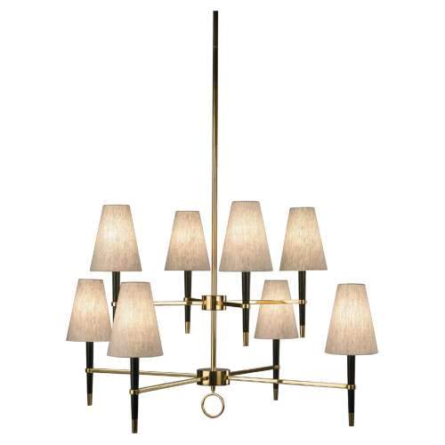 Ventana 2-Tiered Chandelier - Brass