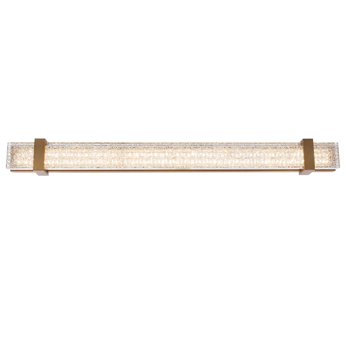 Verandah 37" LED Vanity Light - Aged Brass Finish