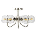 Load image into Gallery viewer, Verne Semi-Flush Mount - Polished Nickel Finish
