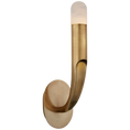 Load image into Gallery viewer, Verso Single Sconce - Antique-Burnished Brass Finish with an Alabaster Shade
