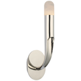 Load image into Gallery viewer, Verso Single Sconce - Polished Nickel Finish Alabaster Shade
