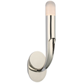 Load image into Gallery viewer, Verso Single Sconce - Polished Nickel Finish Clear Glass
