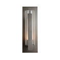 Load image into Gallery viewer, Vertical Bar Fluted Large Outdoor Wall Sconce - Coastal Dark Smoke Finish
