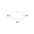 Load image into Gallery viewer, Vessel Outdoor LED Flush Mount Ceiling Light - Diagram
