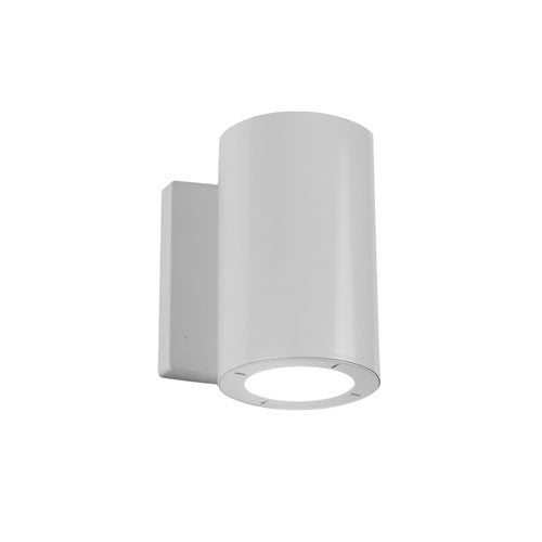Vessel Short Outdoor LED Wall Light - White Finish