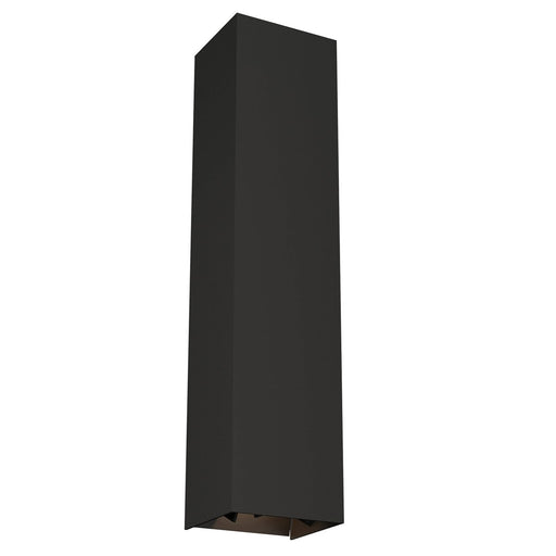 Vex Large LED Outdoor Wall Sconce - Black Finish