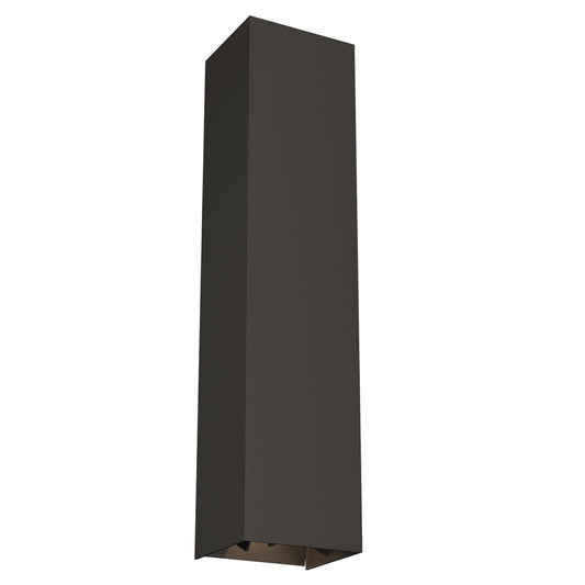 Vex Large LED Outdoor Wall Sconce - Bronze Finish