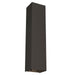 Vex Large LED Outdoor Wall Sconce - Bronze Finish