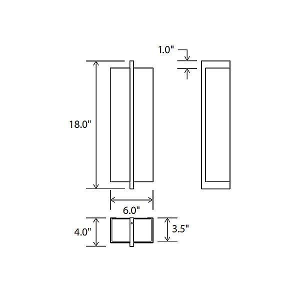 Via Wall / Ceiling Light - Diagram