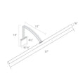 Load image into Gallery viewer, Vibe 37" LED Picture Light - Diagram
