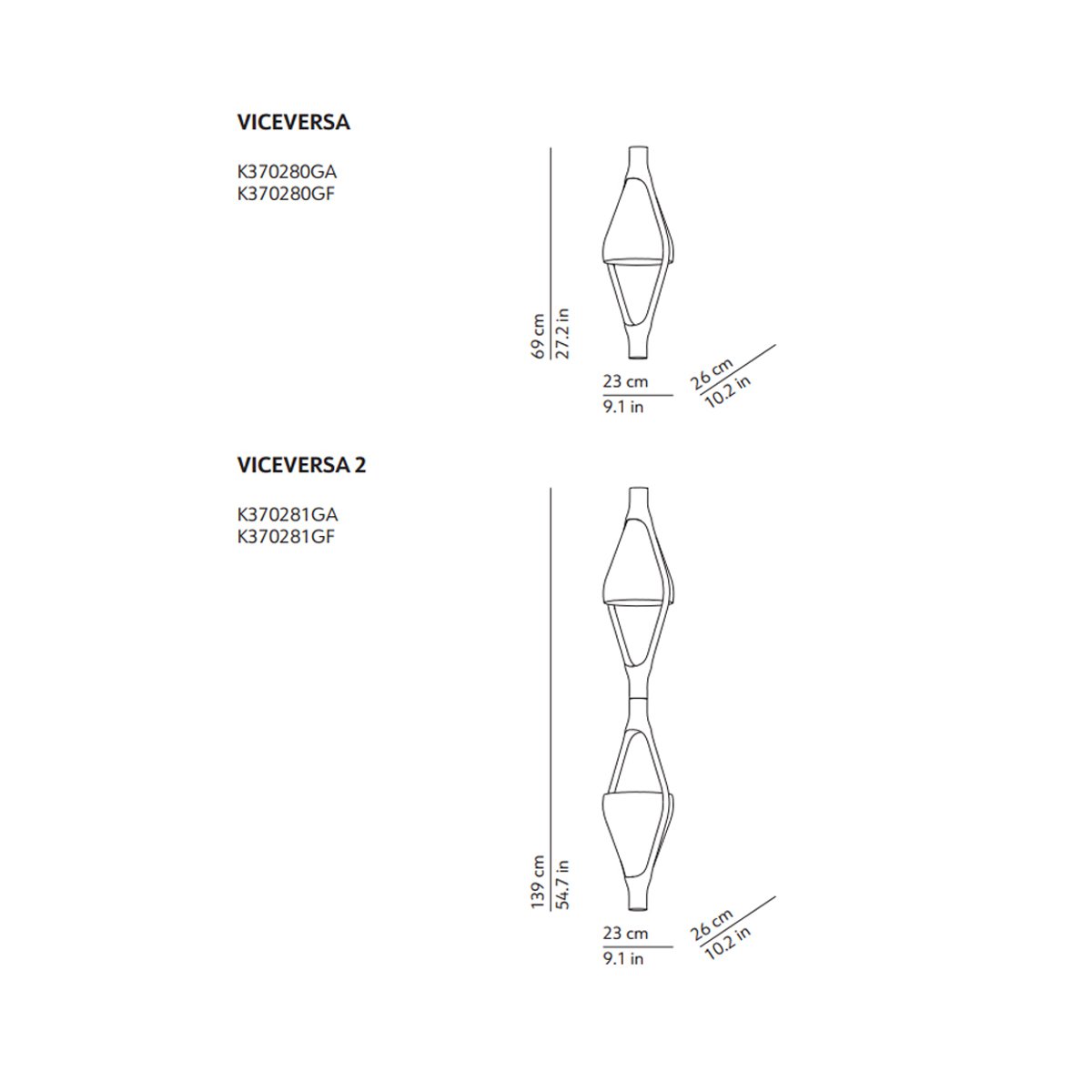 Viceversa Pendant - Diagram