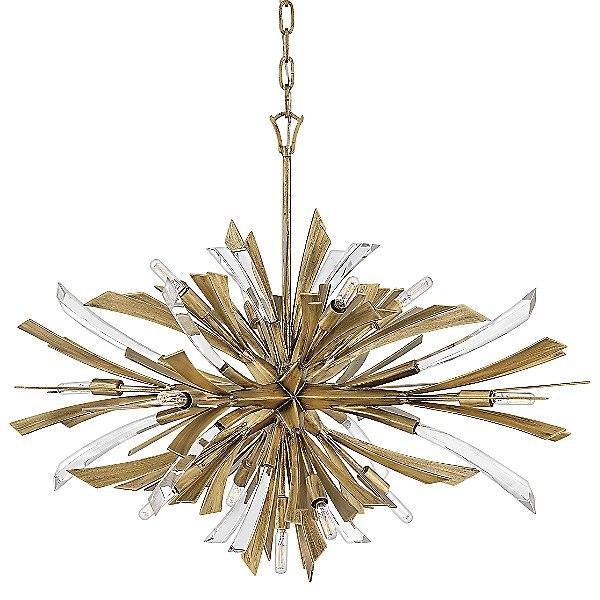 Vida Small Chandelier - Champagne Gold