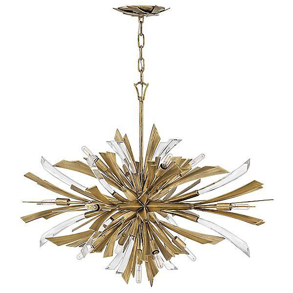 Vida Small Chandelier - Champagne Gold