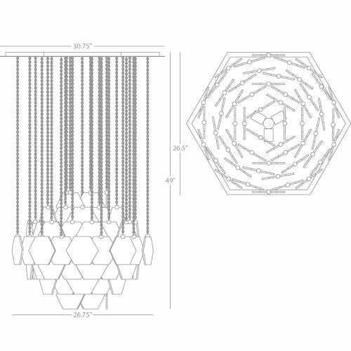 Vienna Chandelier - Diagram