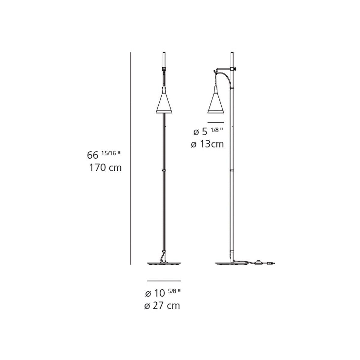 Vigo Floor Lamp - Diagram