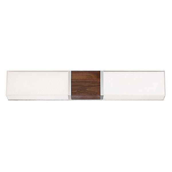 Vigo LED 27" Vanity Light - Dark Walnut Finish