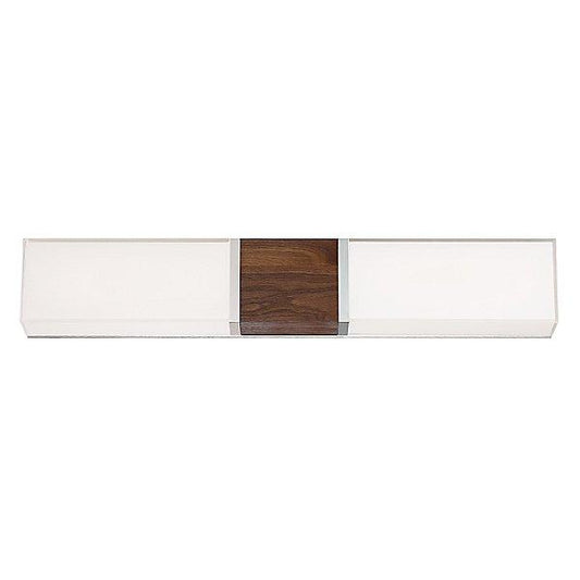 Vigo LED 27" Vanity Light - Dark Walnut Finish