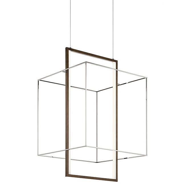 Viho Large LED Pendant - Polished Nickel