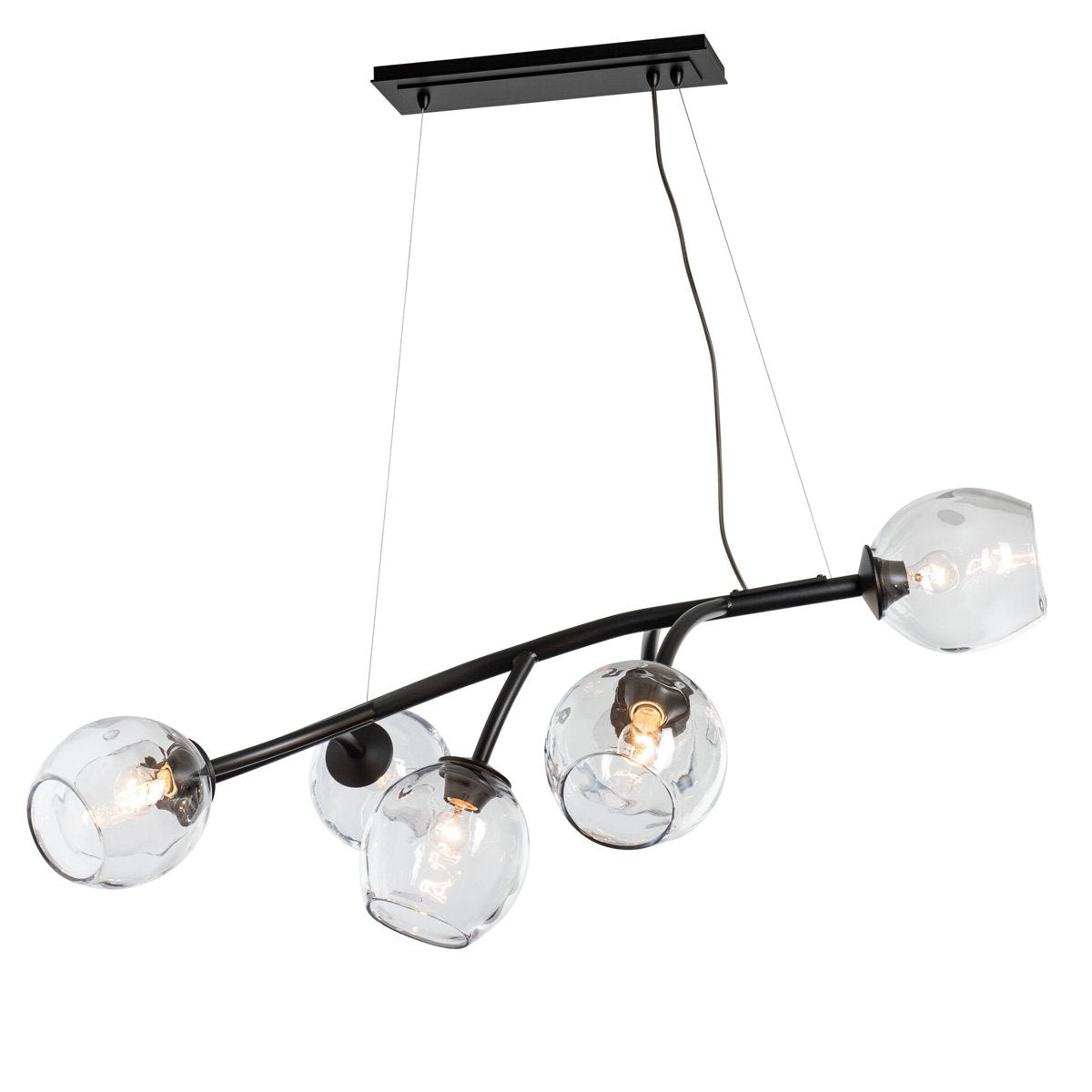 Vine Linear Suspension - Black Finish