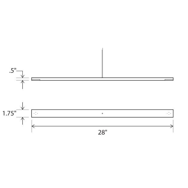 Virga LED Pendant - Diagram